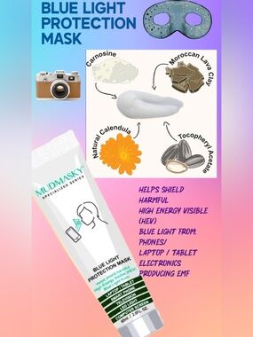 BLUE LIGHT PROTECTION
MudMasky
Mask SkinCare
BRAND NEW
U DESERVE PROTECTION!